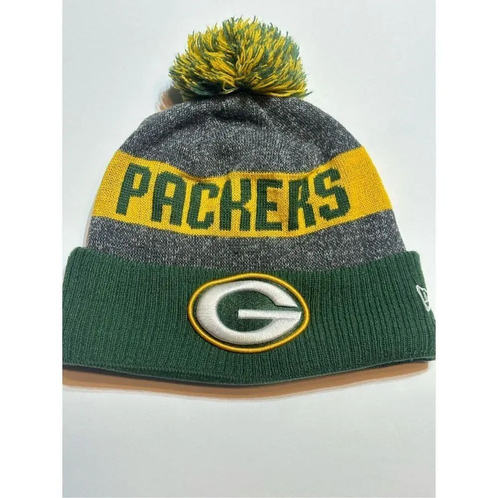 NFL New Era Green Bay embroidered beanie hat one size